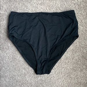 High waisted bathing suit bottom